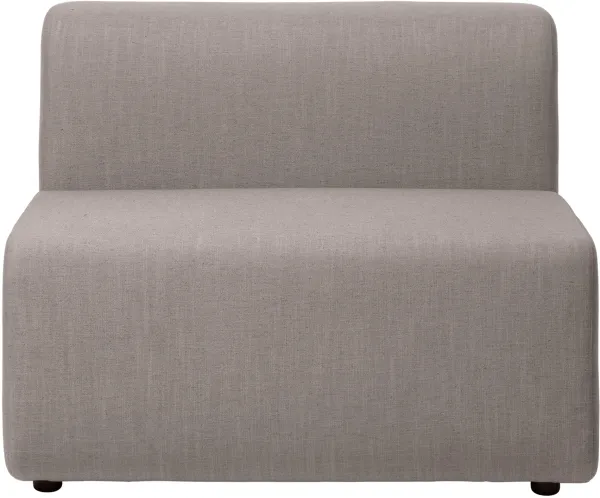 BROSTE COPENHAGEN Lagoon modulaarinen sohva keskiosa - latte-kangas