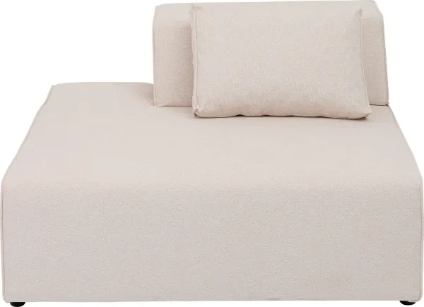 KARE DESIGN Infinity-rahi Semi Elements Cream vasen moduuli - kermanvärinen polyesteri ja polypropeeni