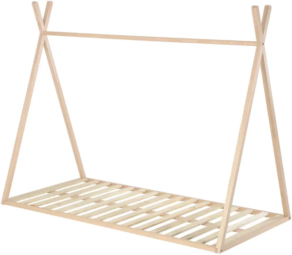 LAFORMA Maralis tipi sänky - luonnollinen saarni (90x190)