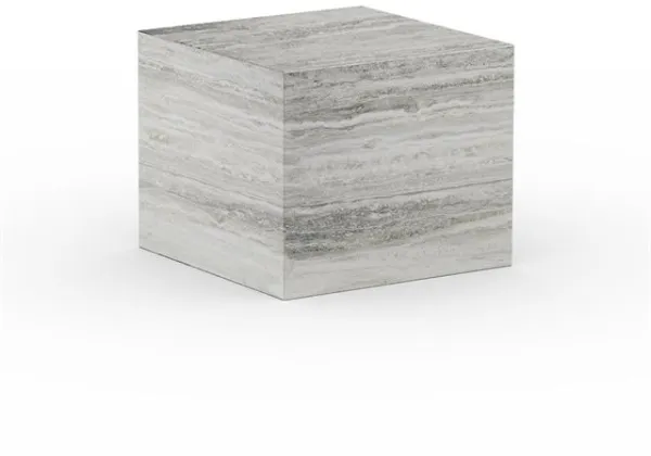 NORR11 Cubism-sohvapöytä ruskeaa travertiinimarmoria