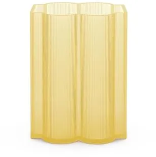 Kartell Okra Maljakko Matala Keltainen